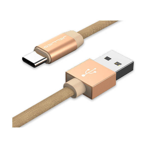 JELLICO USB CABLE -YC-15 3.1A USB-C 1M GOLD