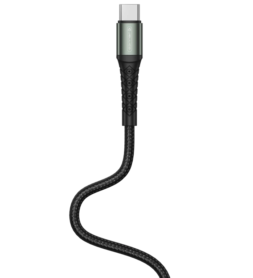 JELLICO cable B10 USB-C - USB-C PD 60W 1M Black