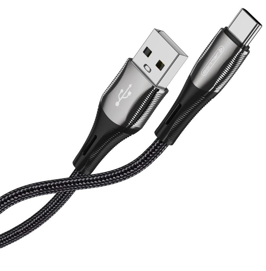 JELLICO cable B18 USB-C 3.1A 1M Black