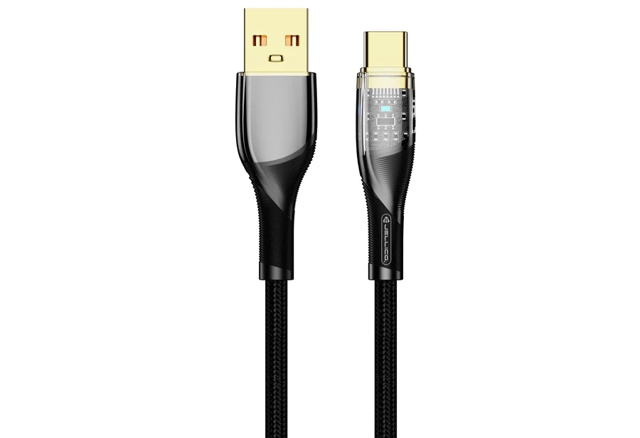 JELLICO cable B20 USB-C 3.1A 1M Black