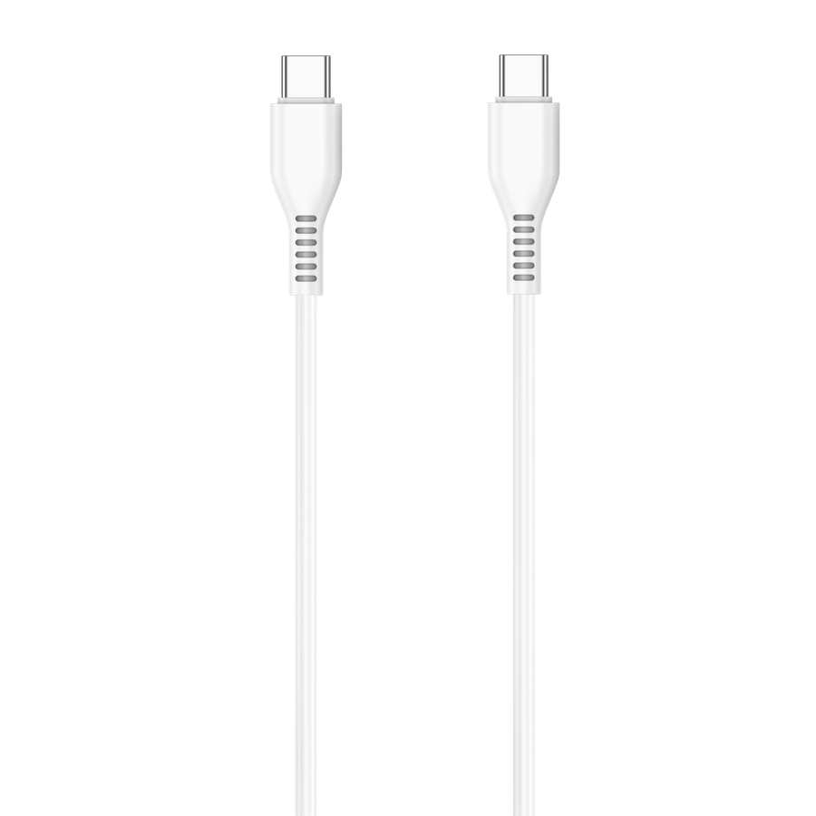 JELLICO cable KDS-30 USB-C - USB-C PD 60W 1M White