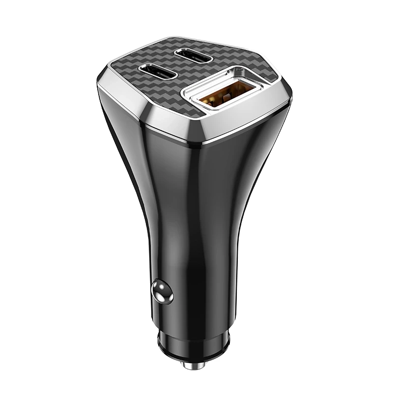 JELLICO car charger F15 PD 88,5W 2xUSB-C + 1xUSB QC3.0 Black