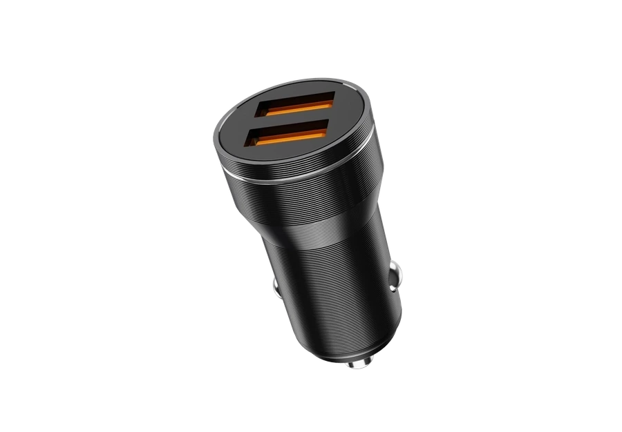 JELLICO car charger F2S 3.1A 18W 2xUSB Black