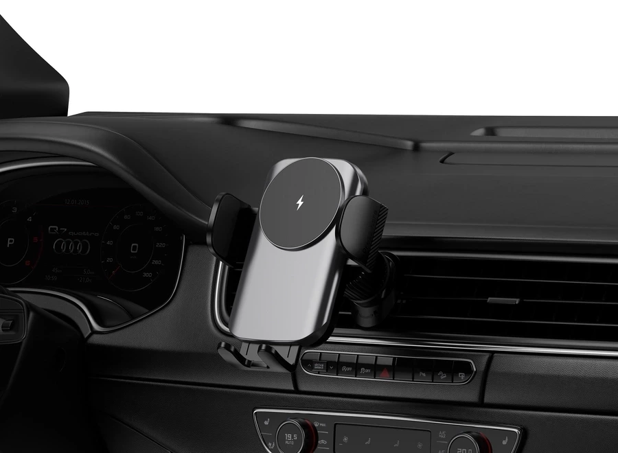 JELLICO car holder with wireless charging W18 15W Black