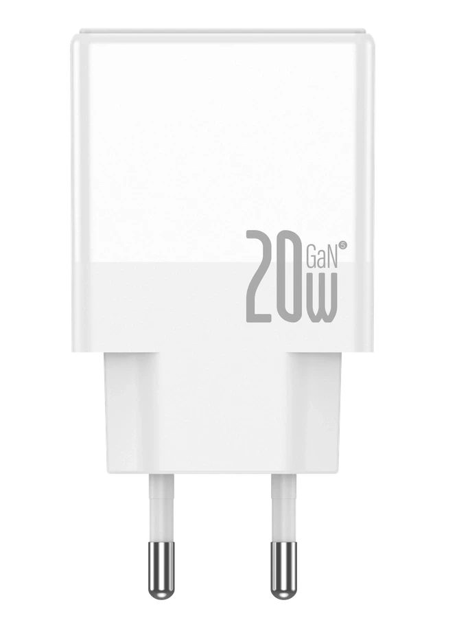 JELLICO wall charger EU57 PD 20W 1xUSB-C + 1xUSB QC3.0 White