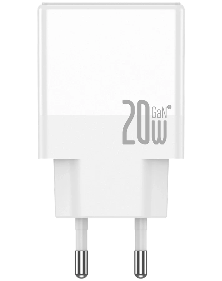 JELLICO wall charger EU57 PD 20W 1xUSB-C + 1xUSB QC3.0 + cable USB-C - Lightning White