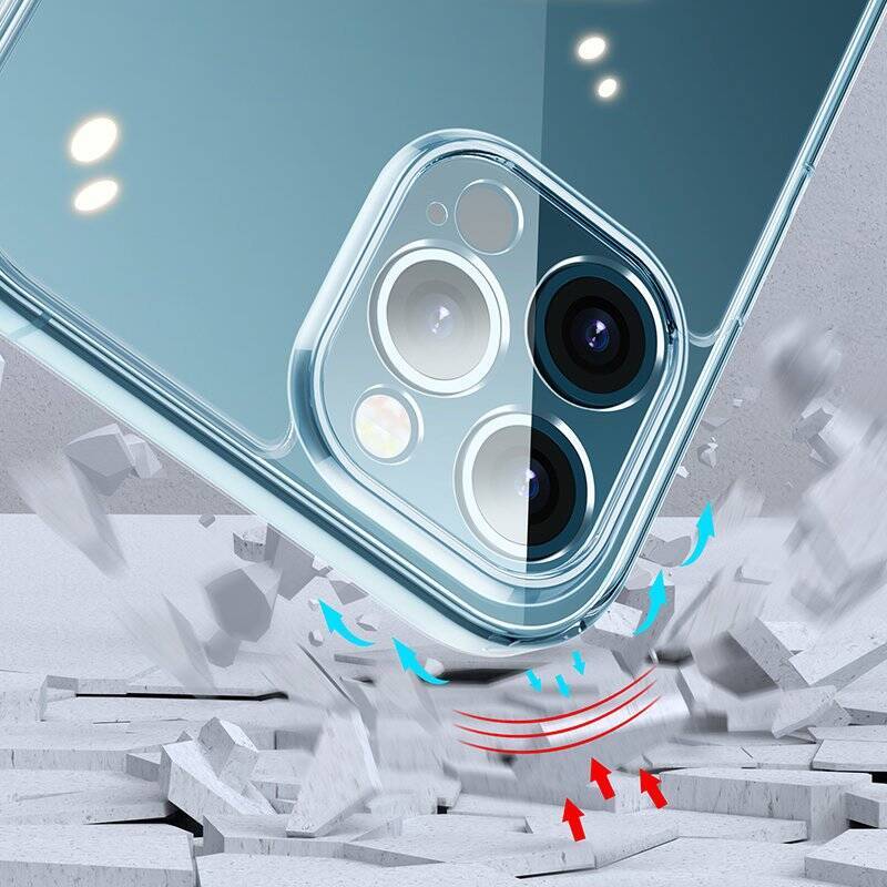 JOYROOM CRYSTAL SERIES PROTECTIVE PHONE CASE FOR IPHONE 12 PRO MAX TRANSPARENT (JR-BP860)