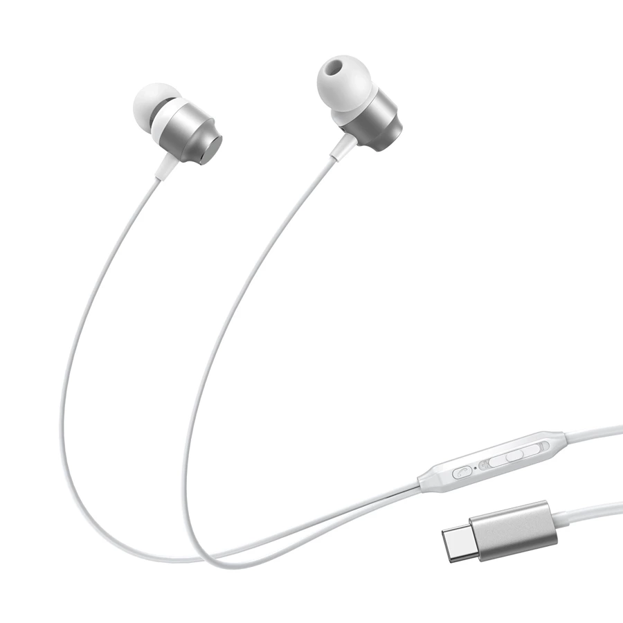 JOYROOM JR-EC06 USB-C IN-EAR HEADPHONES - SILVER