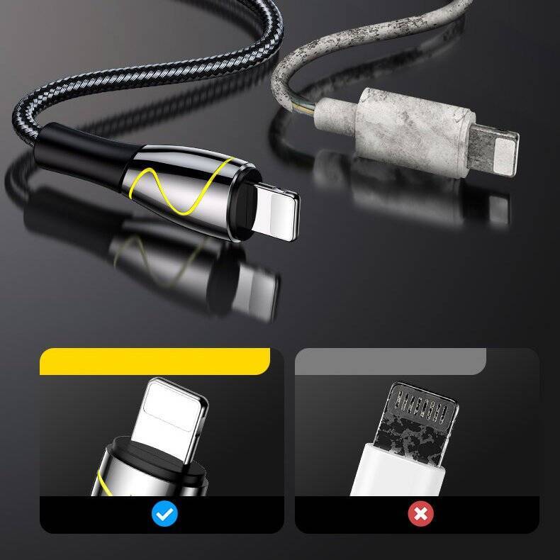 JOYROOM MERMAID SERIES USB - USB TYPE C CABLE 3A 1,2M BLACK (S-1230K6)