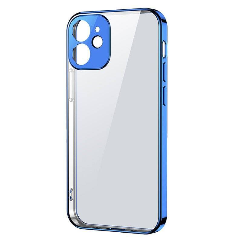 JOYROOM NEW BEAUTY SERIES ULTRA THIN CASE WITH ELECTROPLATED FRAME FOR IPHONE 12 MINI DARK-BLUE (JR-BP741)