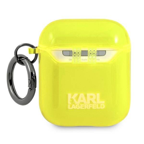 KARL LAGERFELD KLA2UCHFY AIRPODS COVER YELLOW/YELLOW CHOUPETTE