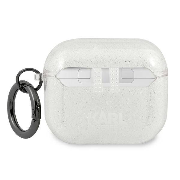 KARL LAGERFELD KLA3UCHGS AIRPODS 3 COVER SILVER/SILVER GLITTER CHOUPETTE