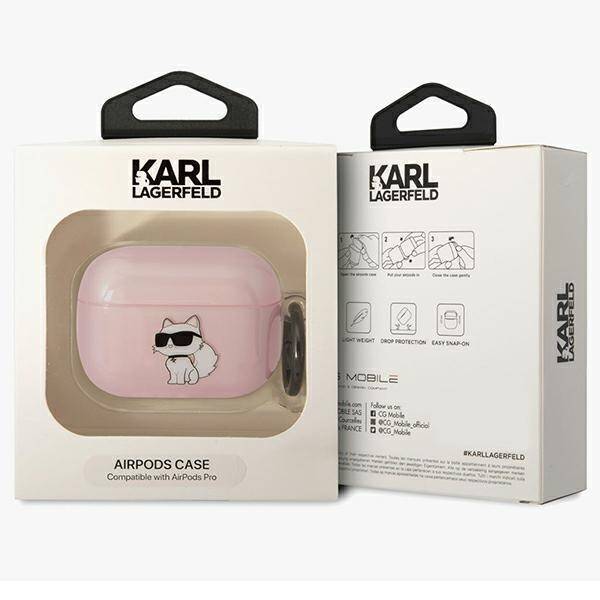 KARL LAGERFELD KLAAPHNCHTCP AIRPODS PRO COVER PINK/PINK IKONIK CHUPETTE