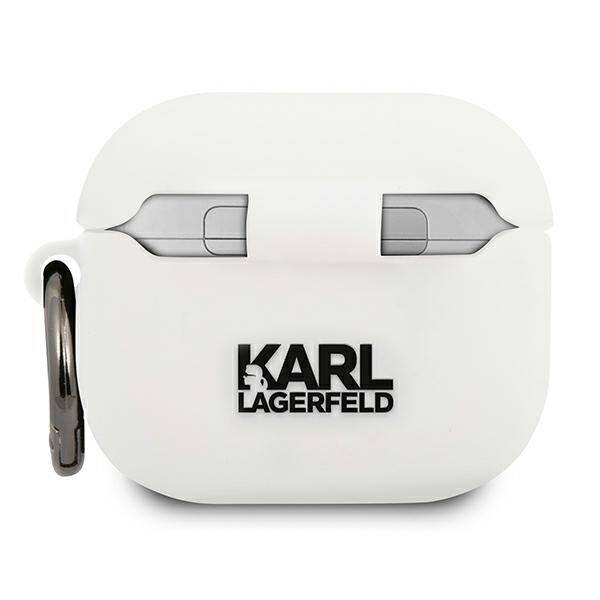 KARL LAGERFELD KLACA3SILCHWH AIRPODS 3 COVER WHITE/WHITE SILICONE CHOUPETTE