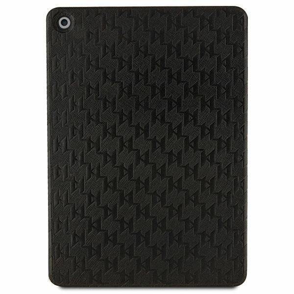 KARL LAGERFELD KLFC10SAKHPCK IPAD 10.2 "FOLIO MAGNET ALLOVER COVER CZARNY/BLACK SAFFIANO MONOGRAM CHUPETTE