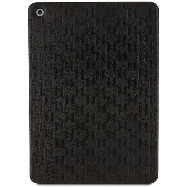 KARL LAGERFELD KLFC10SAKHPKK IPAD 10.2 "FOLIO MAGNET ALLOVER COVER CZARNY/BLACK SAFFIANO IKONIK MONOGRAM