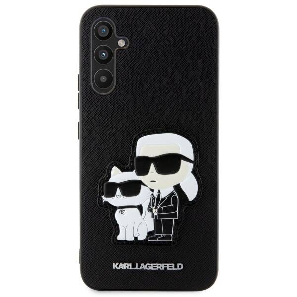 KARL LAGERFELD KLHCA54SANKCPK A54 5G A546 HARDCASE CZARNY/BLACK SAFFIANO KARL & CHUPETTE