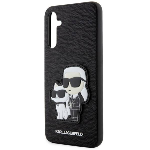 KARL LAGERFELD KLHCA54SANKCPK A54 5G A546 HARDCASE CZARNY/BLACK SAFFIANO KARL & CHUPETTE