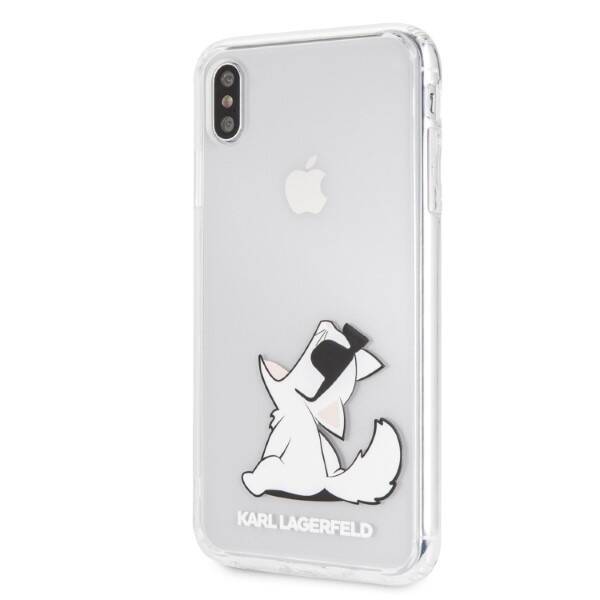 KARL LAGERFELD KLHCI65CFNRC IPHONE XS MAX HARDCASE TRANSPARENT CHUPETTE FUN