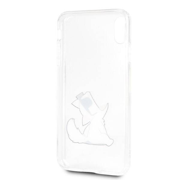 KARL LAGERFELD KLHCI65CFNRC IPHONE XS MAX HARDCASE TRANSPARENT CHUPETTE FUN