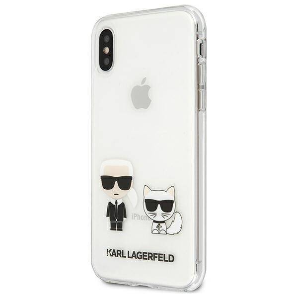 KARL LAGERFELD KLHCI65CKTR IPHONE XS MAX HARDCASE TRANSPARENT KARL & CHUPETTE