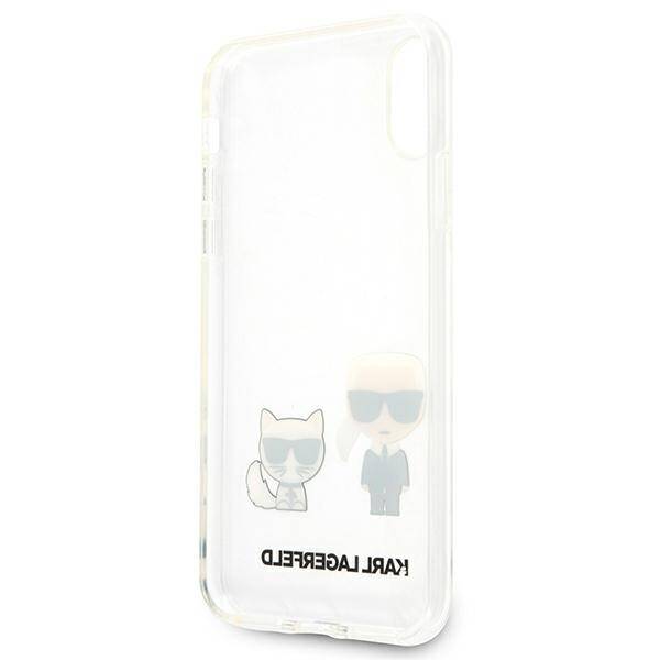 KARL LAGERFELD KLHCI65CKTR IPHONE XS MAX HARDCASE TRANSPARENT KARL & CHUPETTE