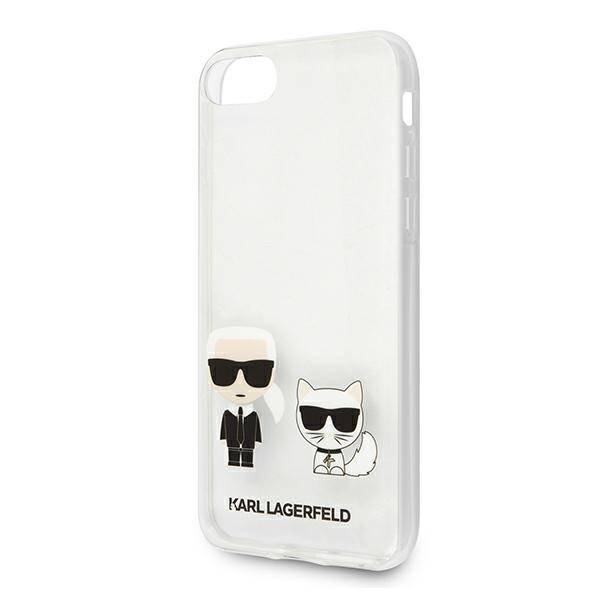 KARL LAGERFELD KLHCI8CKTR IPHONE 7/8/SE 2020/SE 2022 HARDCASE TRANSPARENT KARL & CHUPETTE