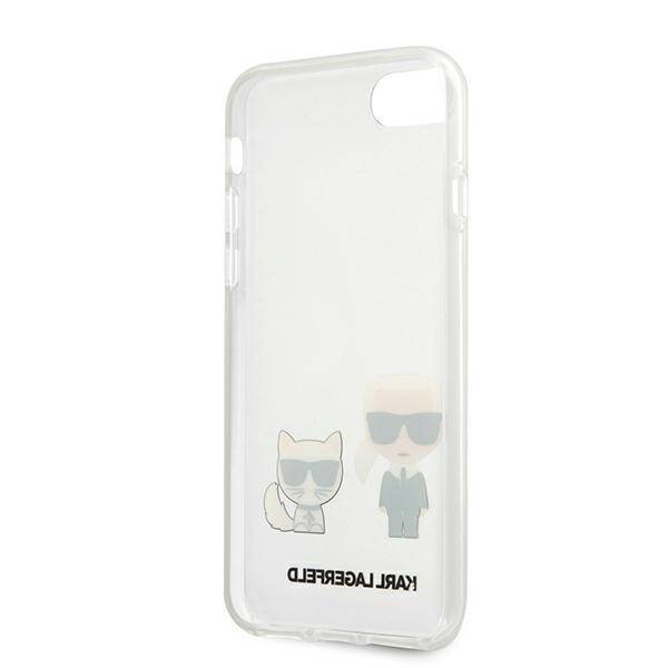 KARL LAGERFELD KLHCI8CKTR IPHONE 7/8/SE 2020/SE 2022 HARDCASE TRANSPARENT KARL & CHUPETTE