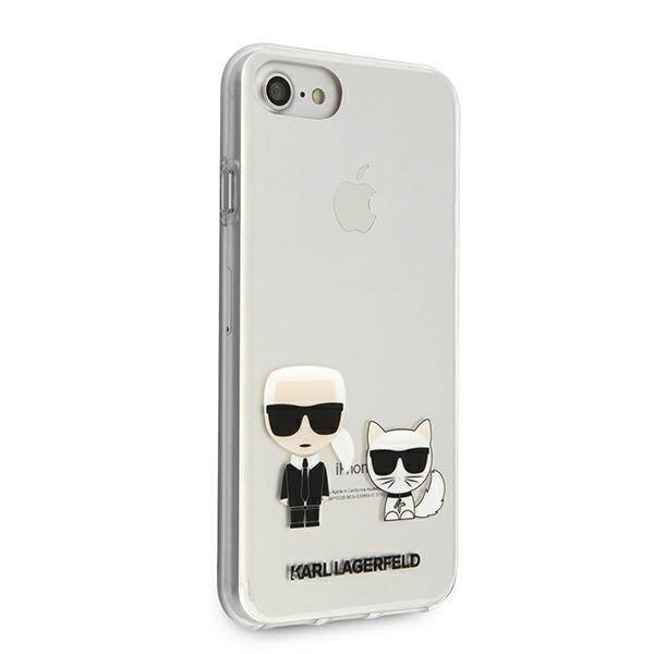 KARL LAGERFELD KLHCI8CKTR IPHONE 7/8/SE 2020/SE 2022 HARDCASE TRANSPARENT KARL & CHUPETTE