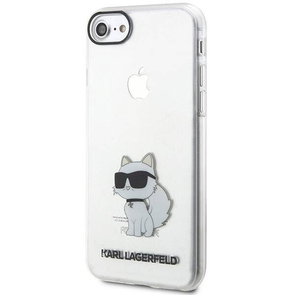 KARL LAGERFELD KLHCI8HNCHTCT IPHONE 7/8/ SE 2020/ SE 2022 TRANSPARENT HARDCASE IKONIK CHOUPETTE