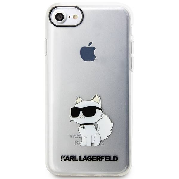 KARL LAGERFELD KLHCI8HNCHTCT IPHONE 7/8/ SE 2020/ SE 2022 TRANSPARENT HARDCASE IKONIK CHOUPETTE