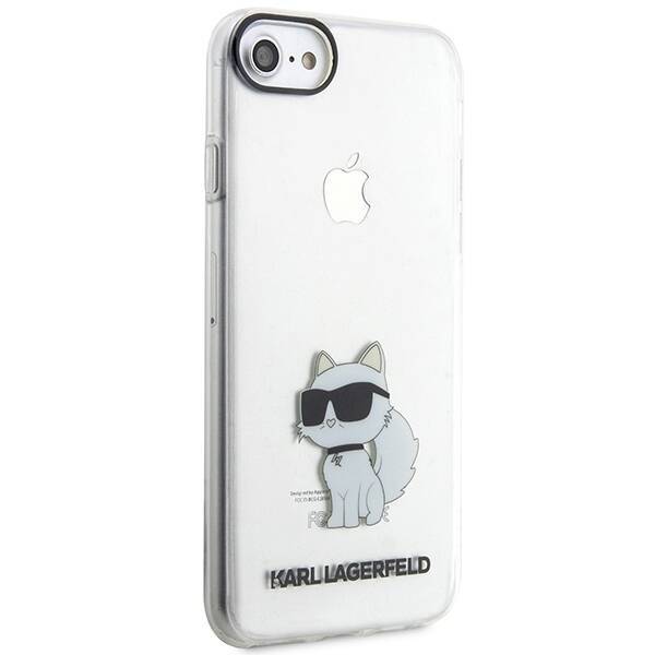 KARL LAGERFELD KLHCI8HNCHTCT IPHONE 7/8/ SE 2020/ SE 2022 TRANSPARENT HARDCASE IKONIK CHOUPETTE