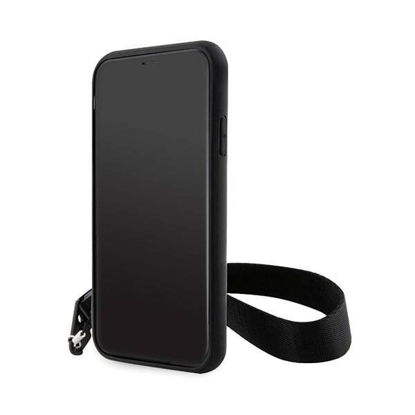 KARL LAGERFELD KLHCN61SAKLMBSK IPHONE 11 / XR 6.1 "BLACK / BLACK HARDCASE MONOGRAM LOSANGE SAFFIANO