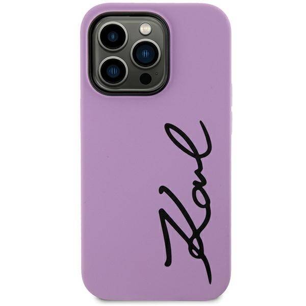 KARL LAGERFELD KLHCN61SKSVGU IPHONE 11 / XR 6.1 "PURPLE / PURPLE HARDCASE SILICONE SIGNATURE