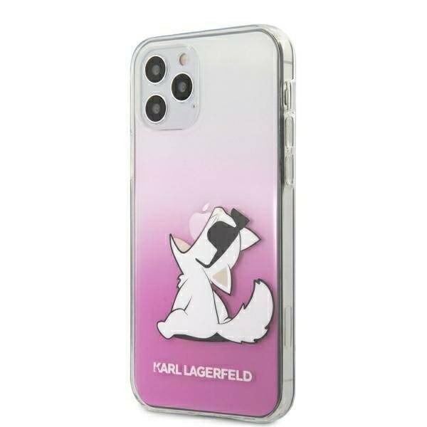 KARL LAGERFELD KLHCP12LCFNRCPI IPHONE 12 PRO MAX 6.7 "PINK/PINK HARDCASE CHAPETTE FUN