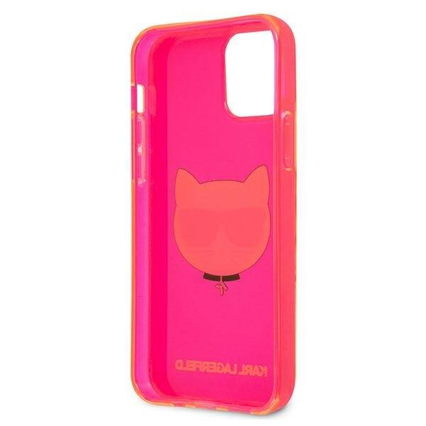 KARL LAGERFELD KLHCP12LCHTRP IPHONE 12 PRO MAX 6.7 "PINK/PINK HARDCASE GLITTER CHOUPETTE FLUO