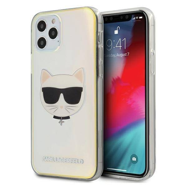 KARL LAGERFELD KLHCP12LCIR IPHONE 12 PRO MAX 6.7 "MULTICOLOR HARDCASE IRIDESCENT CHUPETTE