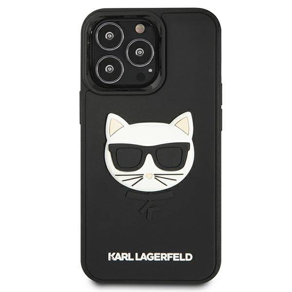 KARL LAGERFELD KLHCP13LCH3DBK 13 PRO / 13 6.1 "BLACK / BLACK HARDCASE 3D RUBBER CHUPETTE