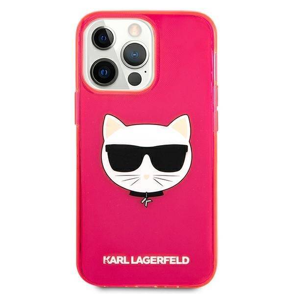 KARL LAGERFELD KLHCP13LCHTRP IPHONE 13 PRO / 13 6.1 "PINK / PINK HARDCASE GLITTER CHOUPETTE FLUO