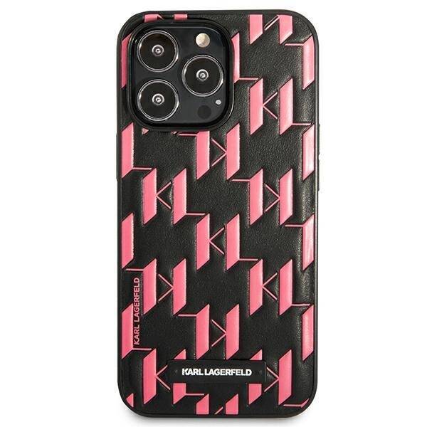 KARL LAGERFELD KLHCP13LMNMP1P IPHONE 13 PRO / 13 6.1 "HARDCASE PINK / PINK MONOGRAM PLAQUE