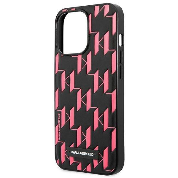 KARL LAGERFELD KLHCP13LMNMP1P IPHONE 13 PRO / 13 6.1 "HARDCASE PINK / PINK MONOGRAM PLAQUE