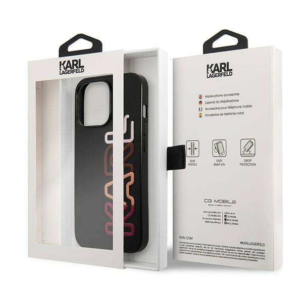 KARL LAGERFELD KLHCP13LPCOBK IPHONE 13 PRO / 13 6.1 "BLACK / BLACK HARDCASE MULTIPINK BRAND