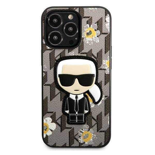 KARL LAGERFELD KLHCP13LPMNFIF1 IPHONE 13 PRO / 13 6.1 "GRAY / GRAY FLOWER IKONIK KARL