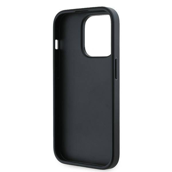 KARL LAGERFELD KLHCP13LPQDSMGK IPHONE 13 PRO / 13 6.1" BLACK/BLACK HARDCASE DIAGONAL QUILTED SCRIPT