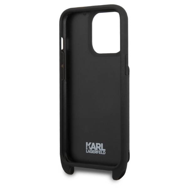 KARL LAGERFELD KLHCP13LSAKCHSK IPHONE 13 PRO / 13 6.1 "HARDCASE SAFFIANO KARL & CHUPETTE EMBOSSED