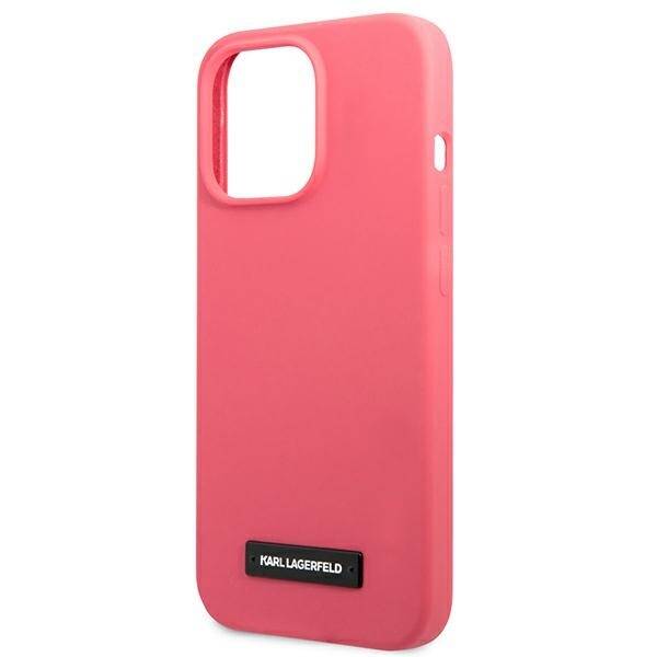 KARL LAGERFELD KLHCP13LSLMP1PI IPHONE 13 PRO / 13 6.1 "HARDCASE FUKSJA / FUCHSIA SILICONE PLAQUE