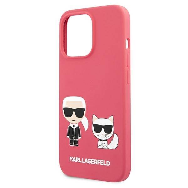 KARL LAGERFELD KLHCP13LSSKCP IPHONE 13 PRO / 13 6.1 "HARDCASE PINK / PINK SILICONE KARL & CHOUPETTE