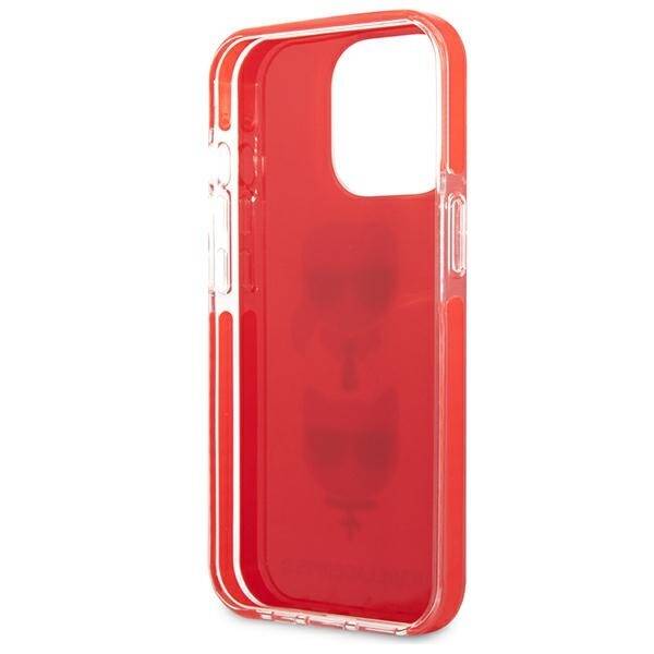 KARL LAGERFELD KLHCP13LTPE2TR IPHONE 13 PRO / 13 6.1 "HARDCASE RED / RED KARL & CHUPETTE HEAD