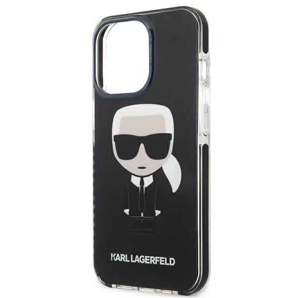 KARL LAGERFELD KLHCP13LTPEIKK IPHONE 13 PRO / 13 6.1 "HARDCASE CZARNY / BLACK ICONIK KARL