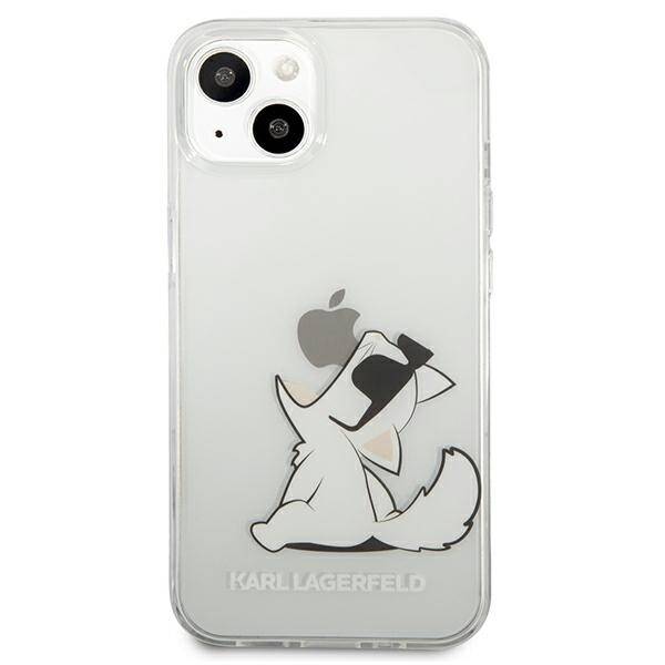 KARL LAGERFELD KLHCP13MCFNRC IPHONE 13/14/15 6.1 "HARDCASE TRANSPARENT CHUPETTE FUN